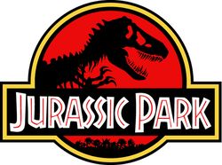 jurassic park logo svg, png, jpg files. digital download. dinosaur. cricut svg