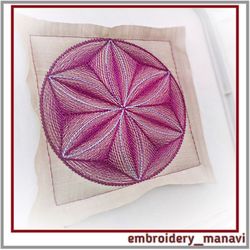 quilt block 34 machine embroidery designs - 6 sizes