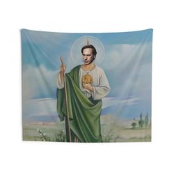 saint saul goodman indoor wall tapestries, funny meme tapestries