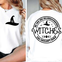 we are the granddaughters of the witches you couldn't burn svg, salem svg, halloween svg, halloween png, trendy hallowee