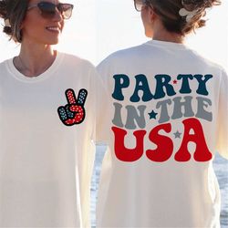 party in the usa svg, 4th of july svg, 4th of july png, usa sublimation, 4th of july shirt design, retro smiley face png