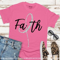 breast cancer svg, faith ribbon svg, cancer survivor svg, faith svg, fight for the cure,breast cancer,cricut svg, svg fo