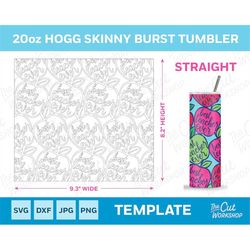 best teacher ever burst tumbler template, seamless design | 20oz straight skinny tumbler | svg png dxf jpg | sublimation