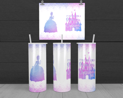 tiana not easy being a princess, princess tumbler wrap 20z skinny tumbler sublimation, instant download