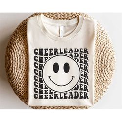 Cheerleader svg, Happy face svg, Cheer mom shirt svg, Sports mom svg, Cheerleading Svg, Cheer Life Svg, Team spirit svg,