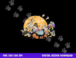 disney mickey and friends halloween retro png, sublimation copy
