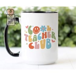 cool teacher club travel mug,  i'm a cool teacher mug, teacher appreciation gift, teachers day mug, teacher gifts, back