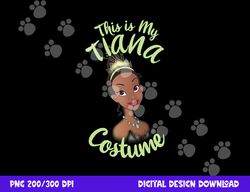 disney princess and the frog tiana my costume halloween png, sublimation copy