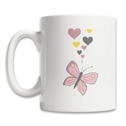 cute butterfly mug - butterfly lover gift - butterfly gift ideas - i love butterflies gift - butterfly on mug - cool but