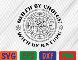 witch by nature bitch by choice funny halloween svg, png, eps, dxf digital download