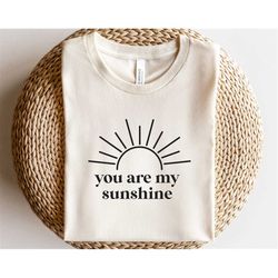 you are my sunshine svg, sunshine print, baby nursery svg files for cricut, positive sayings svg, hippie svg