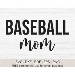 baseball mom svg, sports mom svg, baseball mama png, love baseball svg, baseball cut file