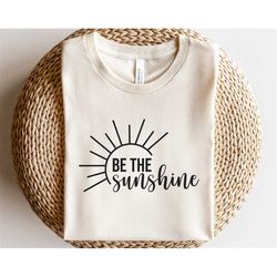 be the sunshine svg, sunshine print, positive sayings svg, hippie soul svg, tattoo design