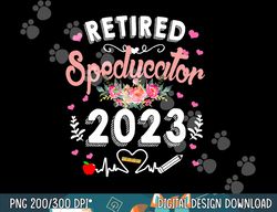 retired special education teacher cute retirement 2023 gifts  png, sublimation copy