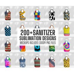 250 sanitizer sublimation designs, sanitiser key ring car bundle png, key fob sanitizer wristlet keychain, sublimation m