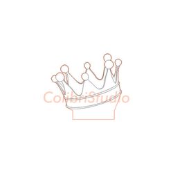 crown 3d illusion lamp vector file