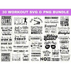 workout svg bundle, fitness svg, gym svg, funny workout svg, workout shirt svg, gym quotes svg, hustle svg, workout wome