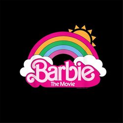 barbi the movie - rainbow logo png file instant download