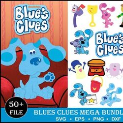 blues clues svg bundle 25 svg, png, dxf, pdf /