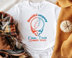 dead & company dead co band final summer tour 2023 fan perfect gift idea for men women birthday gift unisex tshirt