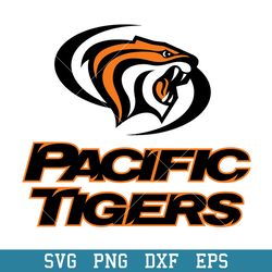 pacific tigers logo svg, pacific tigers svg, ncaa svg, png dxf eps digital file