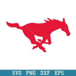 SMU Mustangs Logo Svg, SMU Mustangs Svg, NCAA Svg, Png Dxf Eps Digital File