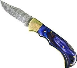 damascus steel folding knife | folding knife | pocket knife