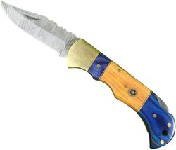 folding knife | pocket knife | handmade folding knives small pocket knife for camping, hiking back lock blade