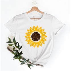 sunflower shirt, sunflower tee, sunflower tshirt, floral shirt, floral tee, gift for her