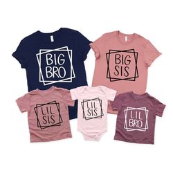 big brother sister shirts, little brother sister shirts, big bro sis lil bro sis matching shirts, big bro sis t-shirt, l