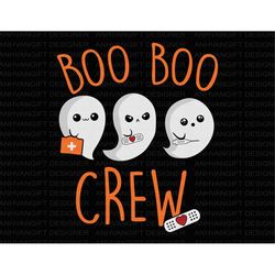 Boo Boo Crew SVG, Halloween Svg, Nurse Ghost Svg, Nurse Boo Crew svg, Skoopy svg, Trick Or Treat Svg, Halloween Shirt, S