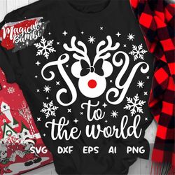 joy to the world reindeer svg, merry christmas svg, christmas trip svg, main steet svg, magic castle, castle mouse, mous