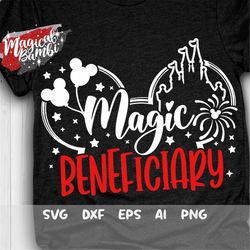 magic beneficiary svg, mouse ears svg, magical trip svg, magic creator financier expert, family shirt svg,