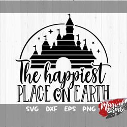 the happiest place on earth svg, castle svg, mouse castle svg, mouse svg, magical castle svg, castle svg, mouse ears svg