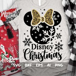 christmas mouse svg, leopard mouse svg, christmas trip svg, leopard castle svg, magic castle svg, mouse ears svg, dxf, p