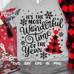 most wonderful time svg, mouse tree svg, christmas tree svg, christmas trip svg, plaid mouse svg, plaid tree svg, mouse