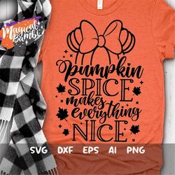 pumpkin spice everything nice svg, mouse pumpkin svg, mouse ears svg, thankful grateful svg, fall svg, thanksgiving svg,