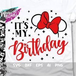 it's my birthday svg, mouse ears svg, vacation svg, magical trip svg, magical castle svg, birthday mouse - douglashardin