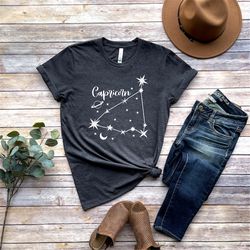 capricorn shirt, zodiac shirt, astrology shirt, gift for capricorn, horoscopes shirt, capricorn sign shirt, capricorn zo