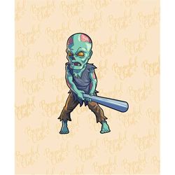 baseball zombie halloween svg baseball zombie png zombie with baseball bat spooky softball graphic baseball player hallo