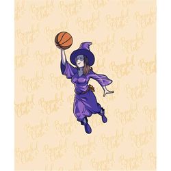 basketball witch halloween basketball girl witch png basketball women spooky basketball mom basketball halloween svg fil