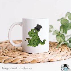 dinosaur fancy tea rex mug  tea or coffee lover gift