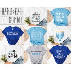 hanukkah svg bundle - hanukkah shirt svg for cricut - hanukkah svg bundle - dreidel digital download