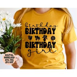 birthday girl svg png jpg dxf, birthday svg, birthday svg, birthday shirt svg, happy birthday svg, birthday, silhouette,