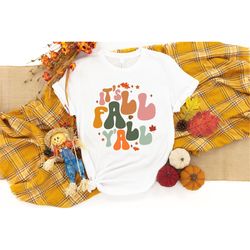 love fall y'all shirt, leopard print fall shirt, thanksgiving,hello pumpkin, fall vibes, peace love thanksgiving, family