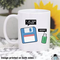 computer tech support floppy disk coffee mug  funny coding technician gift