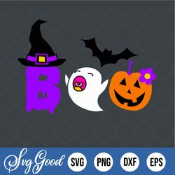 boo halloween pumpkin witch ghost svg, boo svg png jpg, pumpkin, ghost, digital download