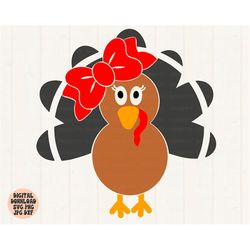 thanksgiving turkey svg, png, jpg, dxf, turkey svg, thanksgiving svg, cute turkey svg, kids svg, cut file, silhouette, c