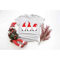 christmas gnomes shirt, santa gnomes shirt, christmas with my gnomes, christmas shirt, christmas day gift merry christma