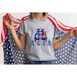 4th of july gnome shirt, 4th of july shirt, gnome shirt, patriotic shirt, independence day shirt, 4th of july gift, inde